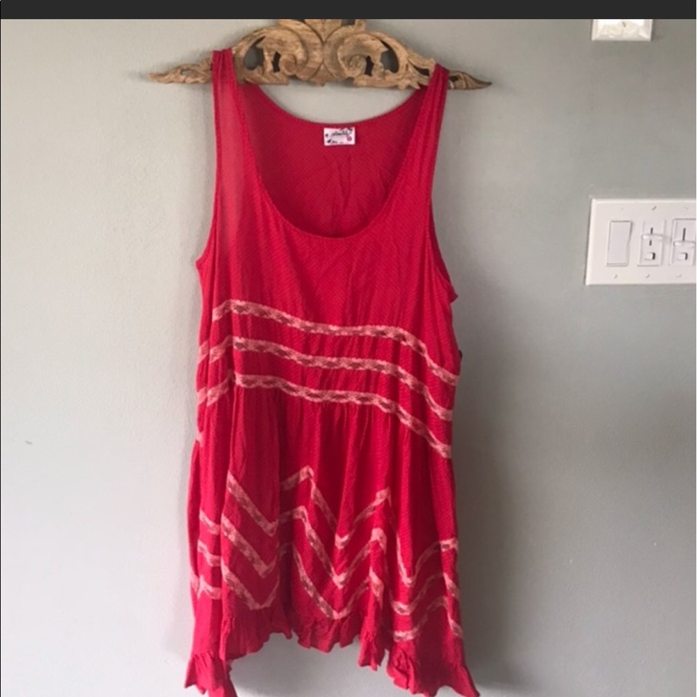 ISO free people trapeze slip red large